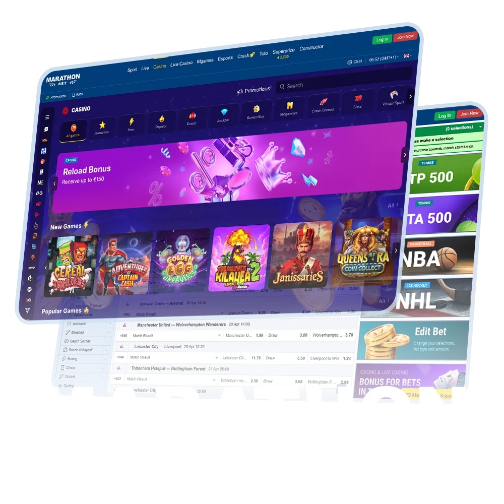 Learn how to deposit money to play your favorite games at Marathonbet.