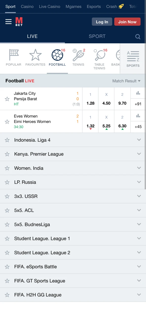 Enjoy betting on sports with Marathonbet.